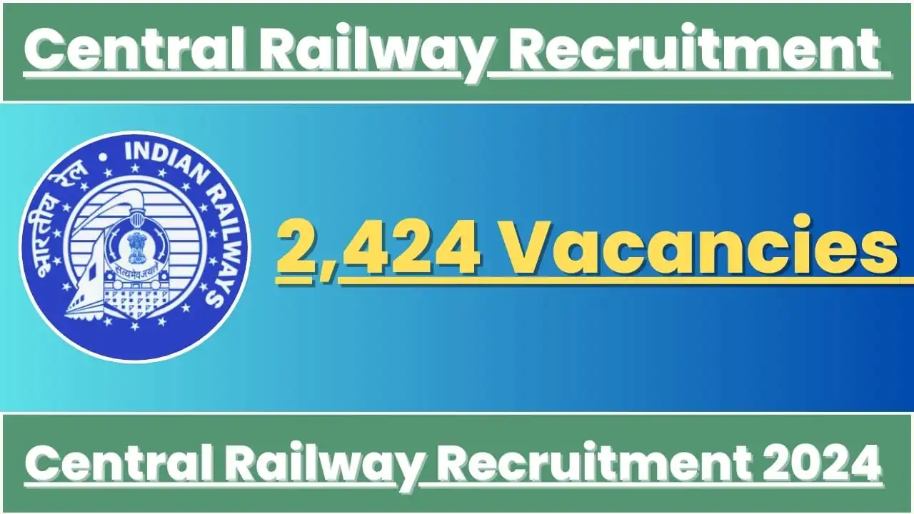 Central Railway Recruitment 2024