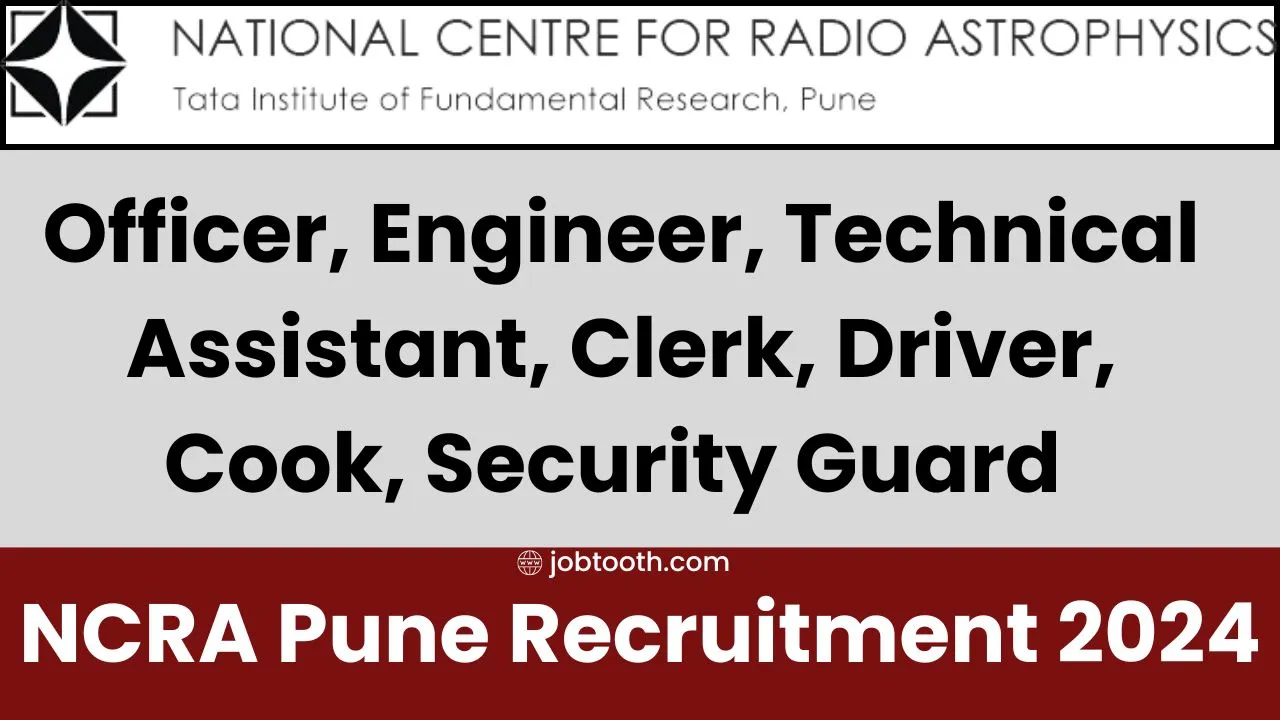 NCRA Pune Recruitment 2024