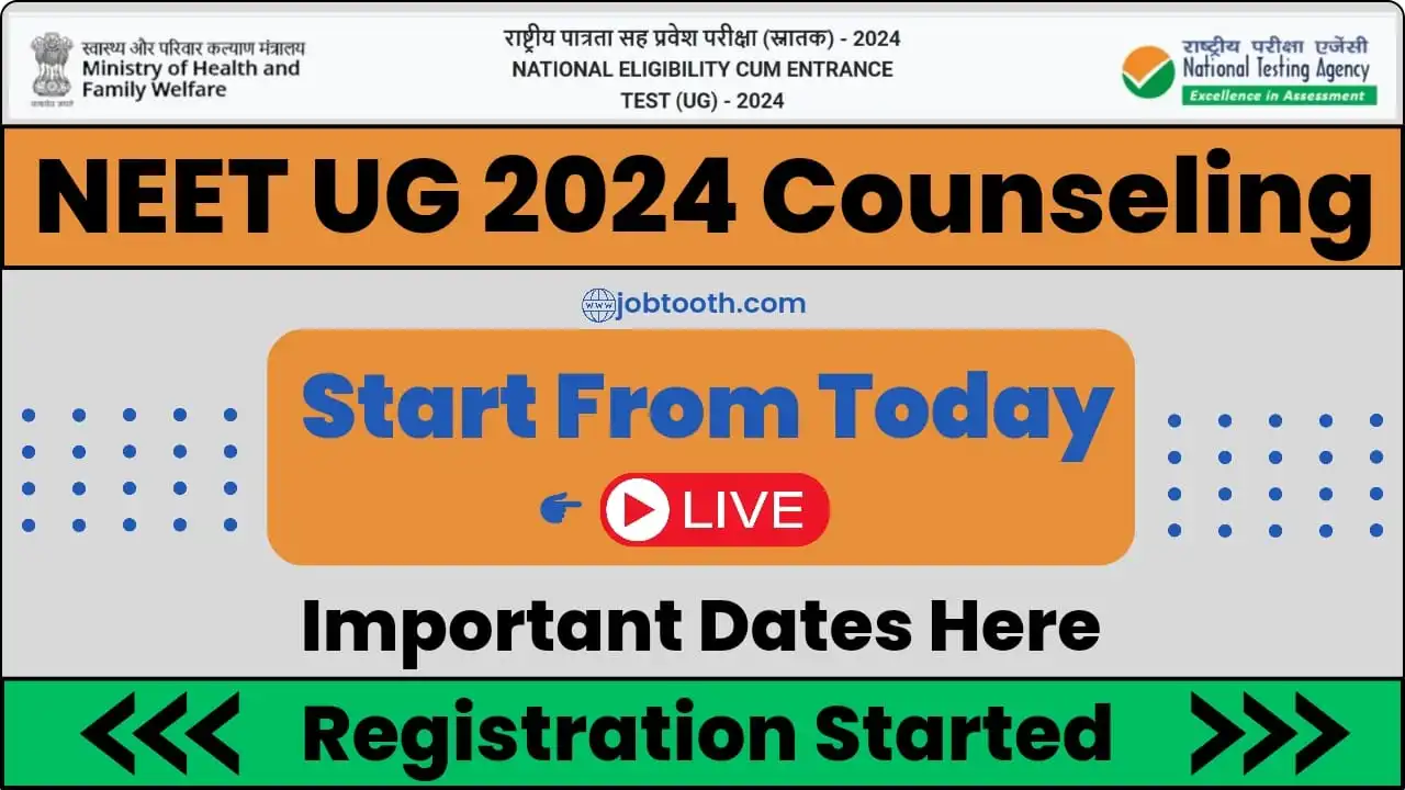 NEET UG 2024 Counselling