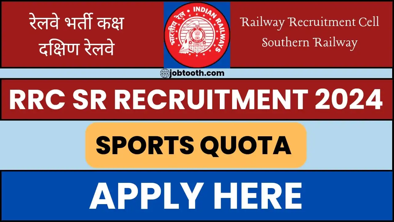 RRC SR Recruitment 2024