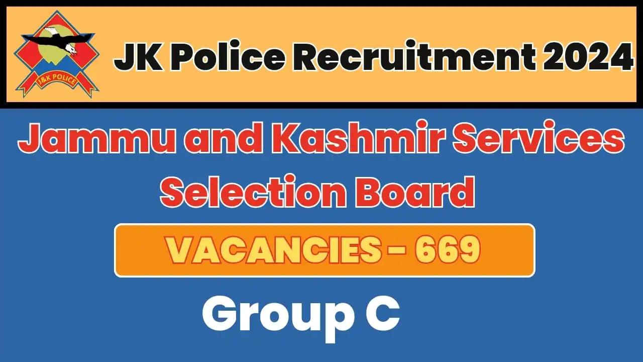 JK Police Recruitment 2024