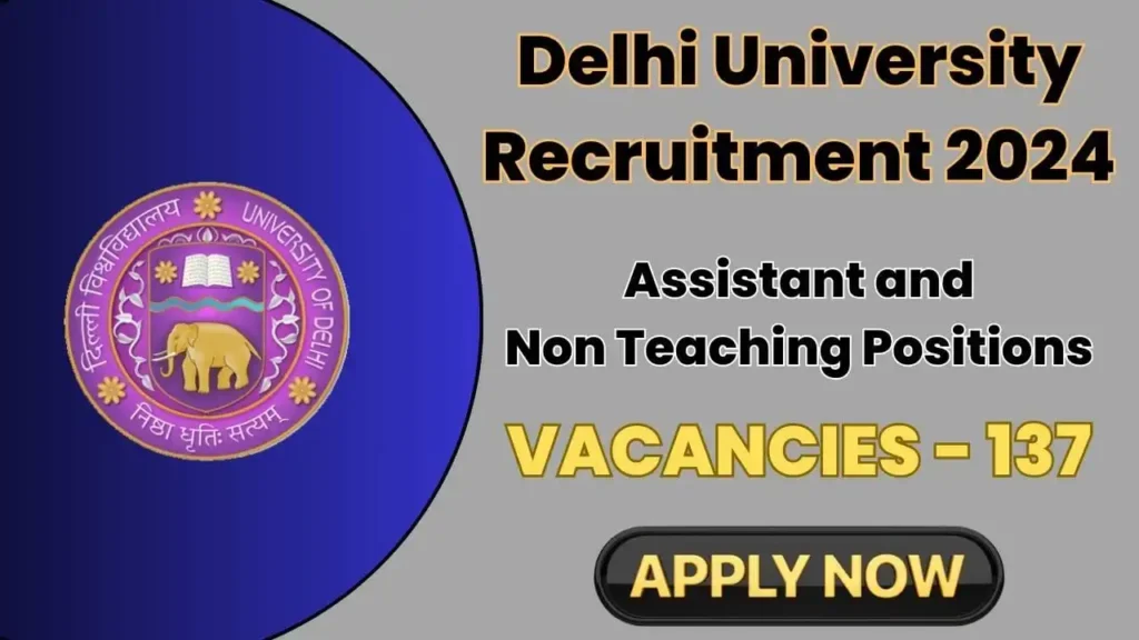 Delhi University Recruitment 2024