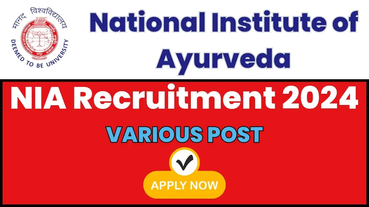 NIA Recruitment 2024