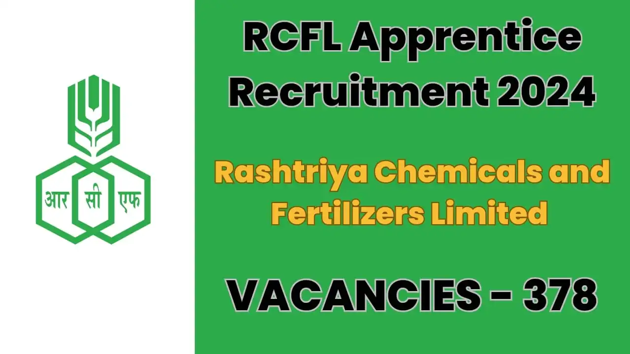 RCFL Apprentice Recruitment 2024