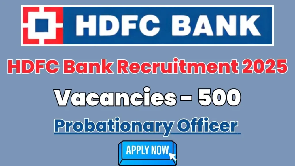 HDFC Bank Recruitment 2025